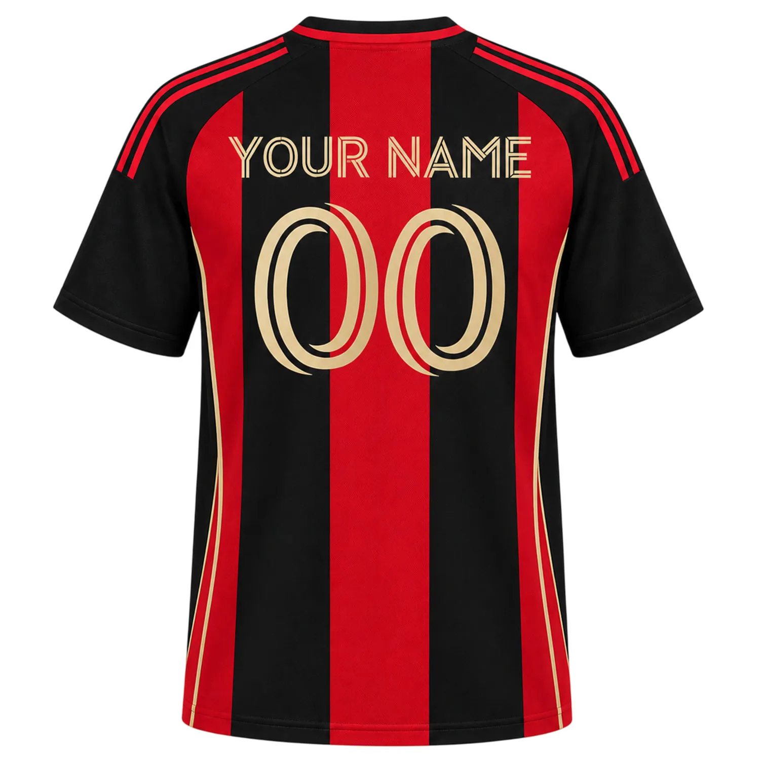 Custom Atlanta United Home Jersey Bold Custom Name & Number