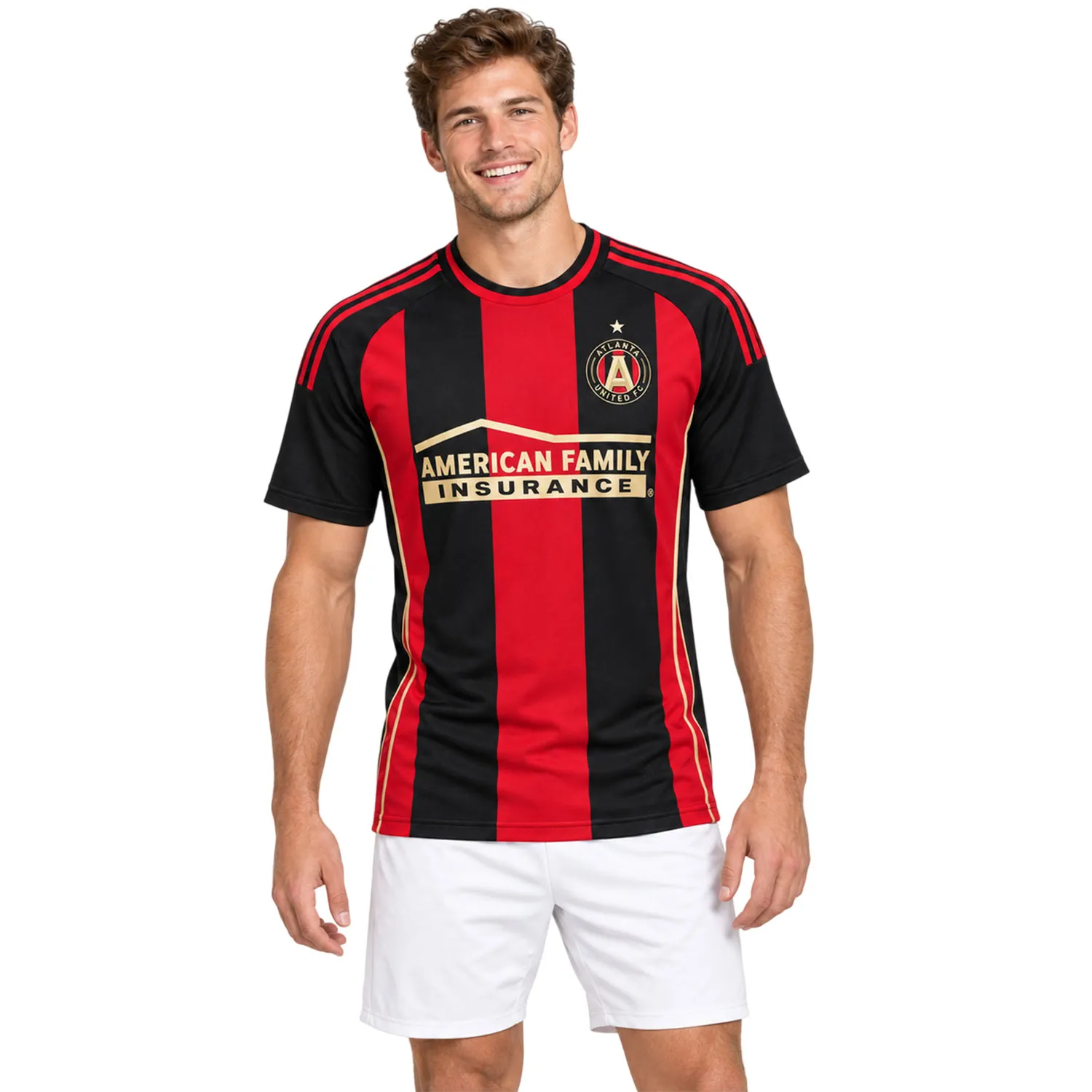 Custom Atlanta United Home Jersey Bold Custom Name & Number