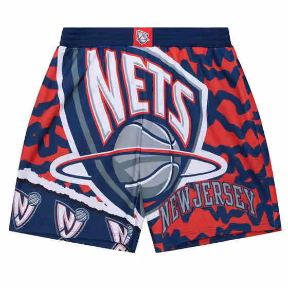 New Jersey Nets Mitchell & Ness Jumbotron 2.0 NBA Shorts view 1