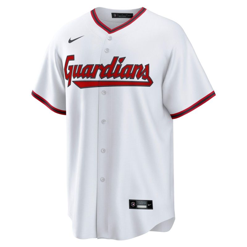 Cleveland Guardians Nike Replica MLB Home Jersey White view 1