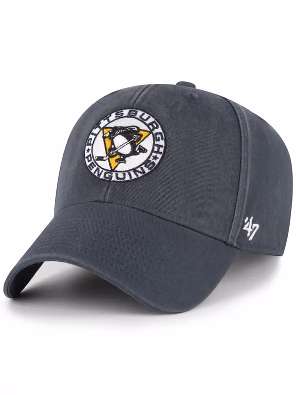Pittsburgh Penguins '47 MVP Vintage Legend Adjustable NHL Cap Navy product photo