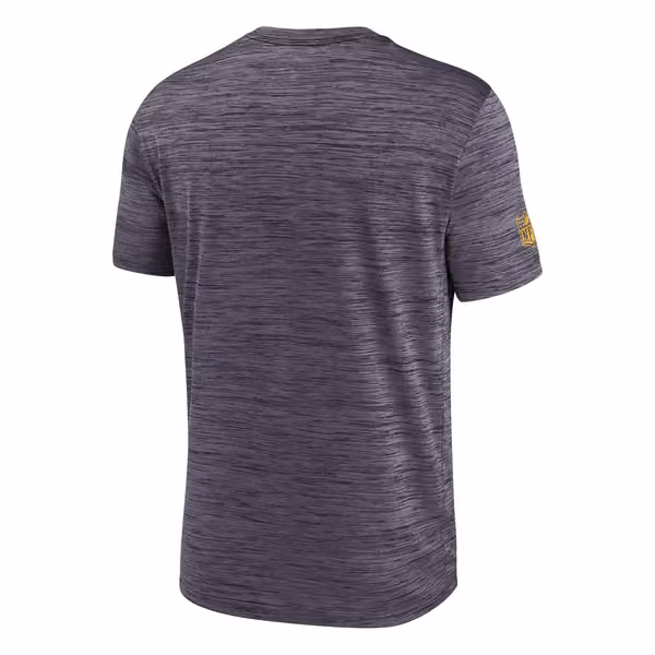 Pittsburgh Steelers 2025 NFL Sideline Nike Velocity Performance T-Shirt Gray view 3