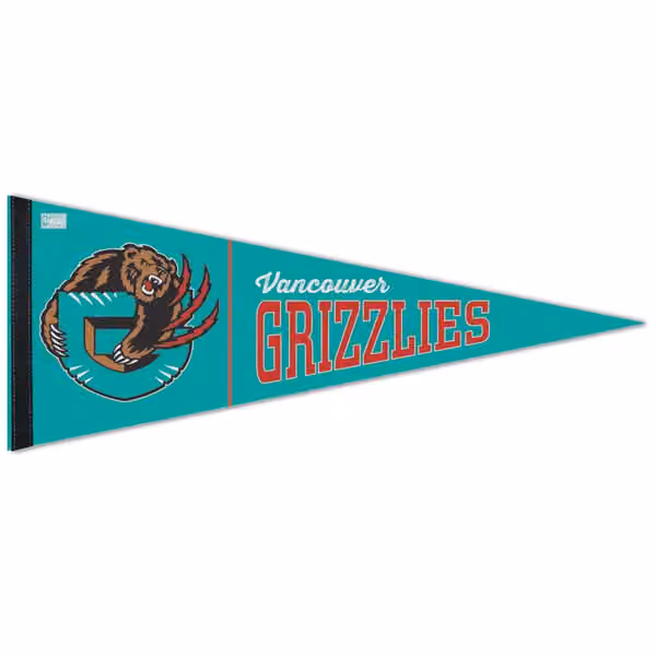 Vancouver Grizzlies Hardwood Classics Premium NBA Pennant view 1