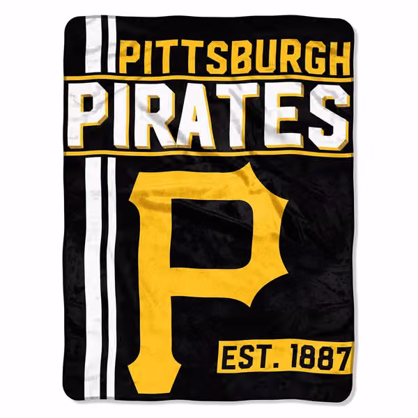 Pittsburgh Pirates Super Plush MLB Throw view 1