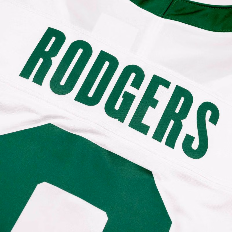 Aaron Rodgers #8 New York Jets Nike Vapor F.U.S.E. Limited NFL Jersey White view 4