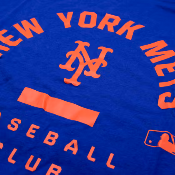 New York Mets Early Work 2026 MLB Authentic Tri-Blend T-Shirt Blue view 3
