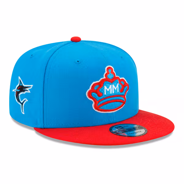 Miami Marlins Official MLB City Connect New Era 9FIFTY Snapback Cap product photo