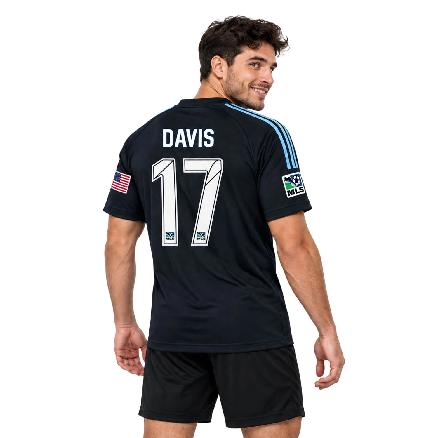 Jake Davis SKC Jersey Remarkable Black Argyle