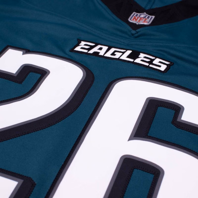 Saquon Barkley #26 Philadelphia Eagles 2026 Stitched Limited NFL Jersey Green view 6