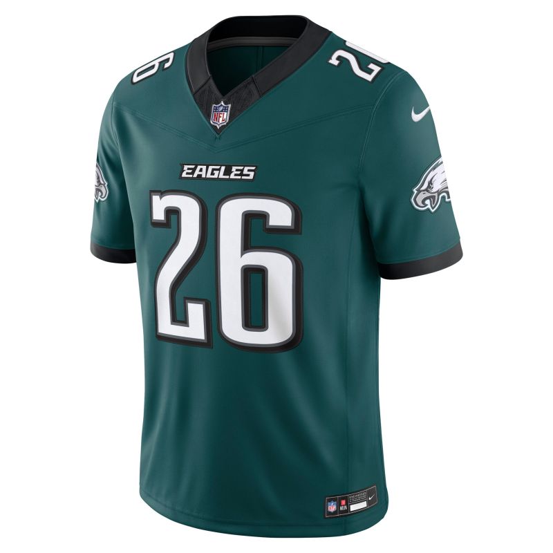Saquon Barkley #26 Philadelphia Eagles 2026 Stitched Limited NFL Jersey Green view 2