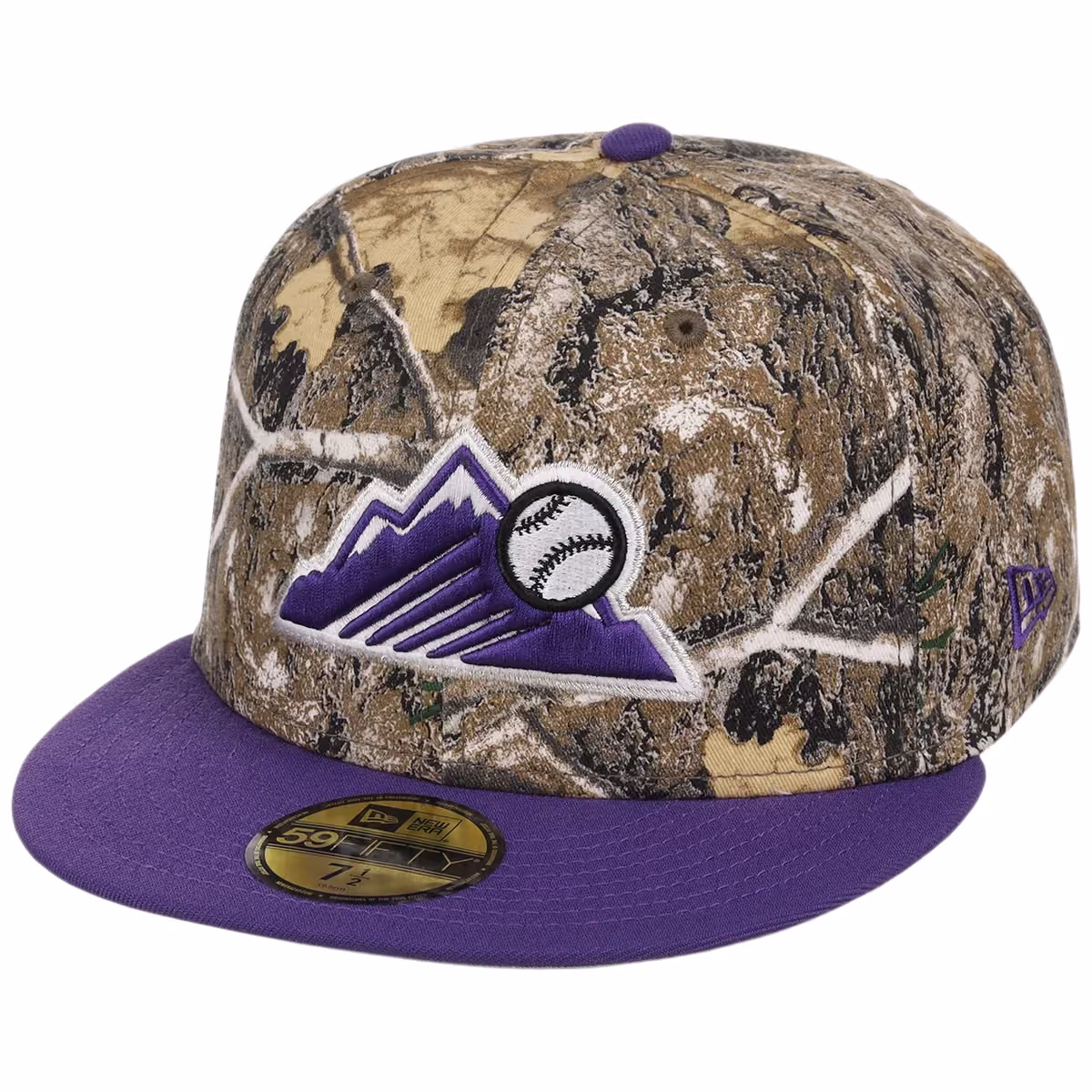 Colorado Rockies MLB Realtree OTC New Era 59FIFTY detail view