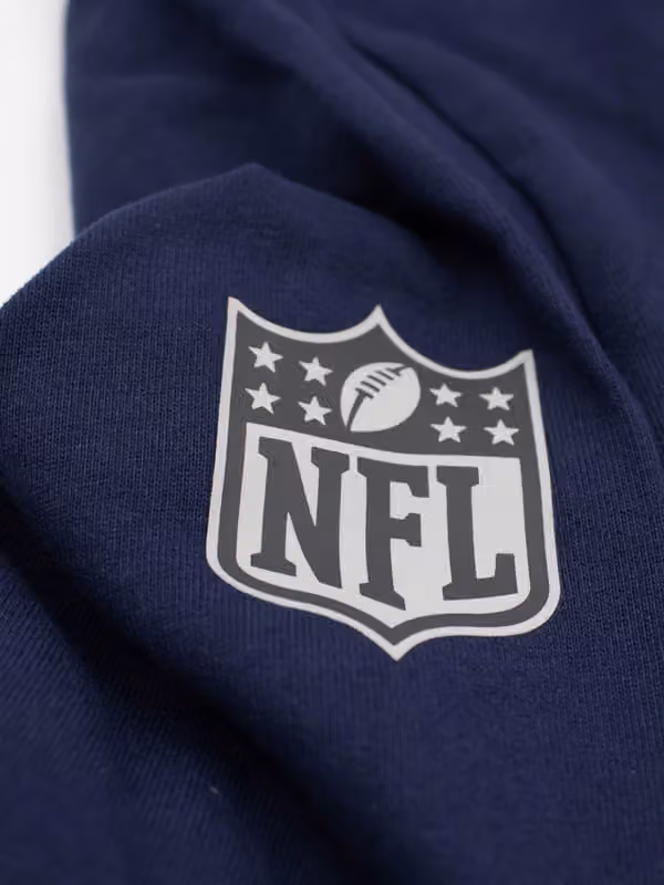New England Patriots 2026 NFL Sideline Bold Arch Dri-Fit Long Sleeve T-Shirt Navy view 3