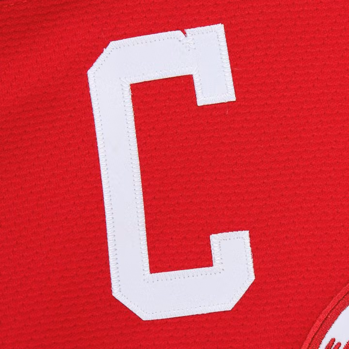 Gordie Howe #9 Detroit Red Wings 1960-61 Premium Power Play NHL Jersey Red view 4