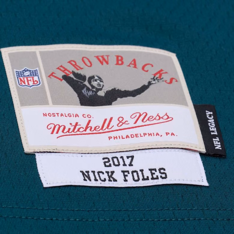 Nick Foles #9 Philadelphia Eagles 2017 Legacy Throwback NFL Jersey Green view 3