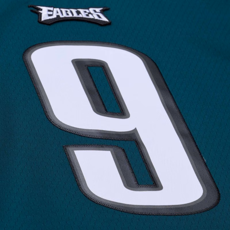 Nick Foles #9 Philadelphia Eagles 2017 Legacy Throwback NFL Jersey Green view 7