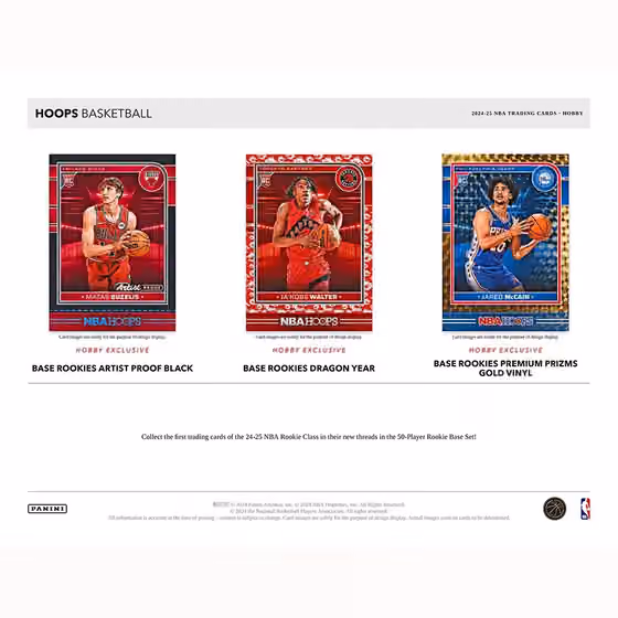 2024/25 Panini NBA Hoops Basketball Hobby Box view 3