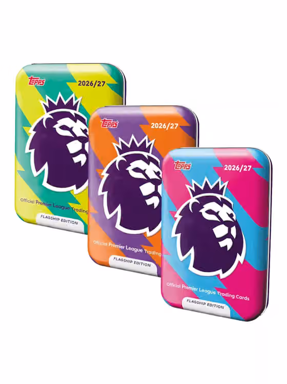 2025/26 Topps Premier League Football (Soccer) EPL Retail Mega Tin view 2