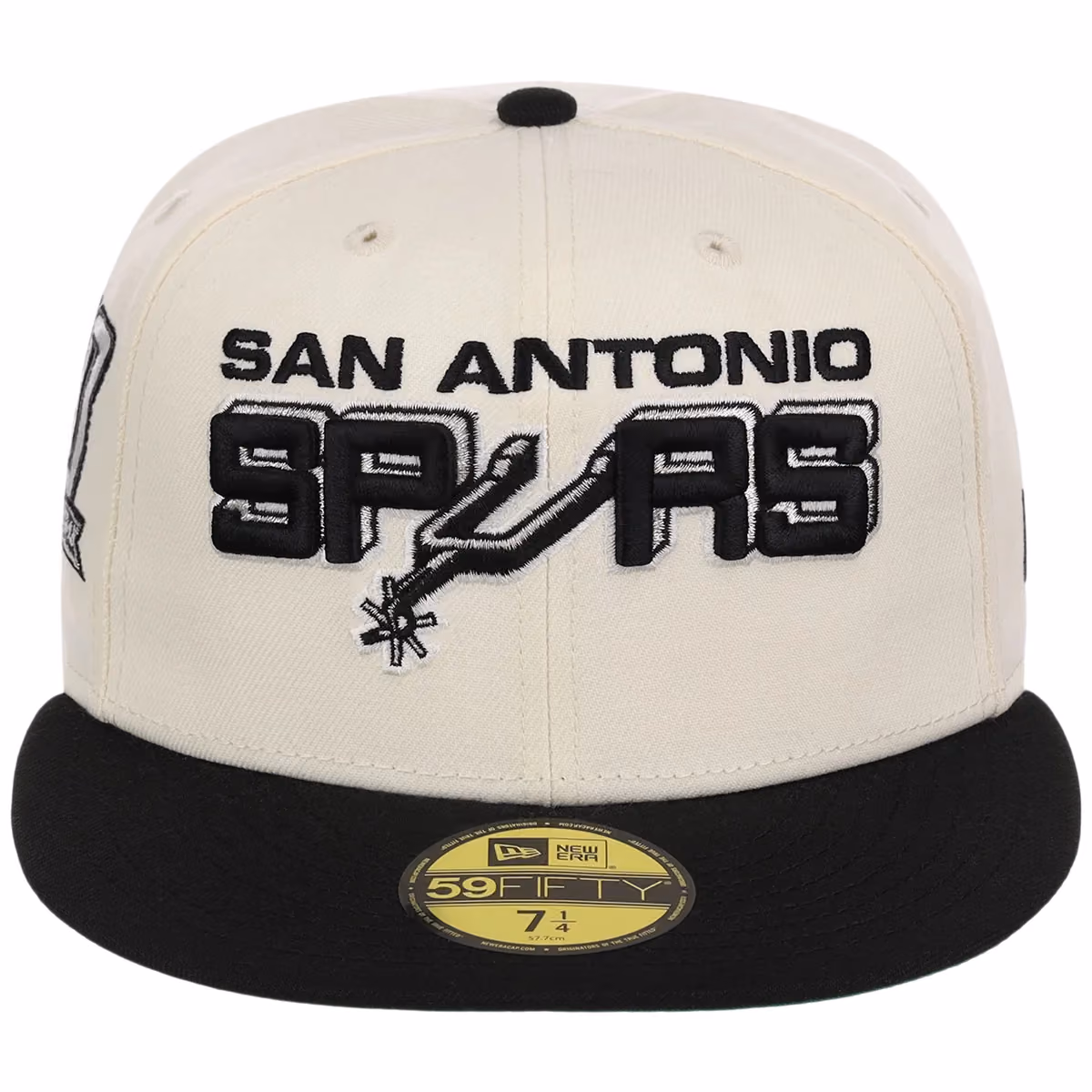 San Antonio Spurs NBA Chrome OTC New Era 59FIFTY (Chrome/Black) detail view