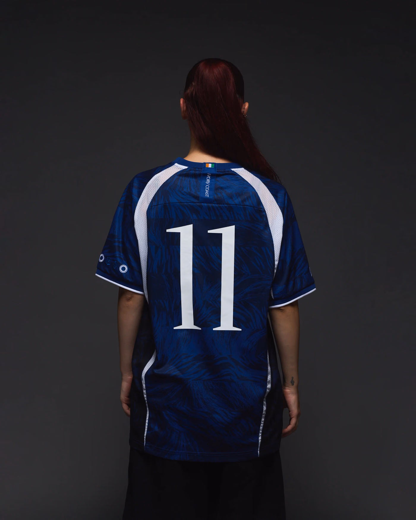 Jersevo Custom Personalized The Drog Jersey (The Blues) back view