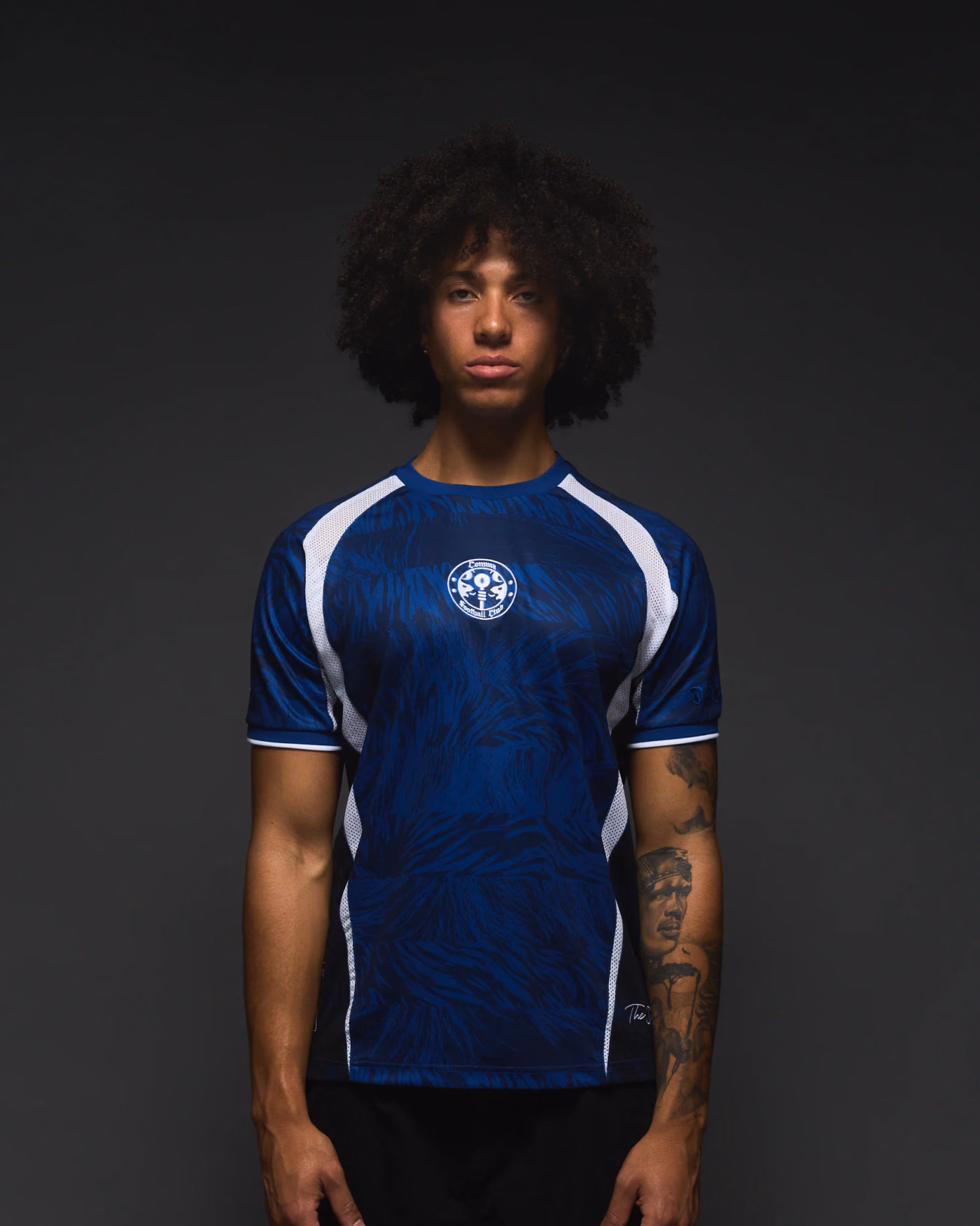 Jersevo Custom Personalized The Drog Jersey (The Blues) front view