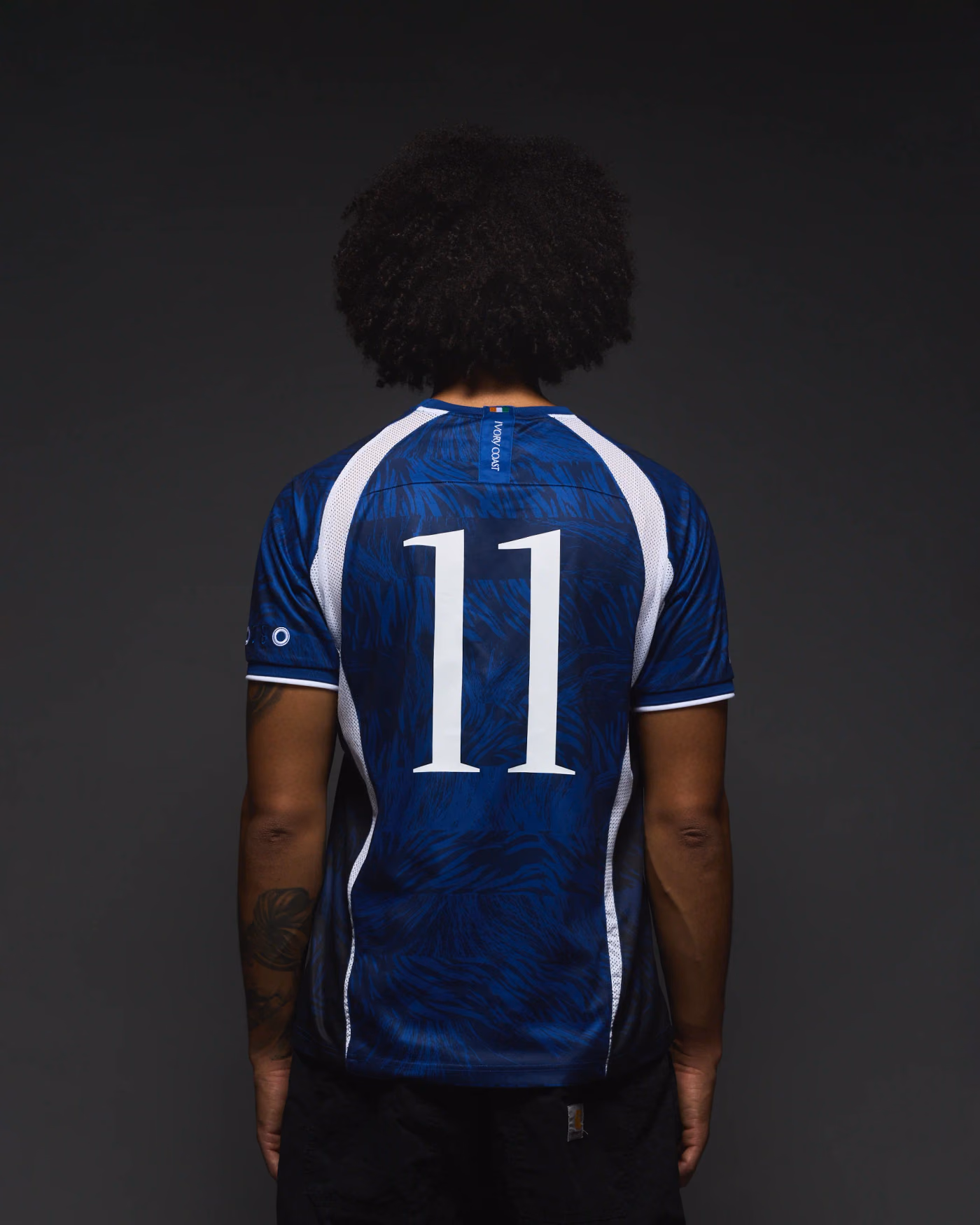 Jersevo Custom Personalized The Drog Jersey (The Blues) back view