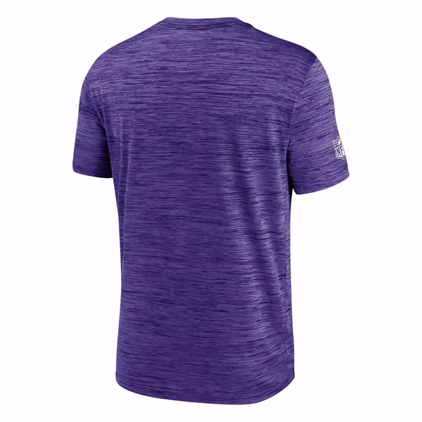 Baltimore Ravens 2025 NFL Sideline Nike Velocity Performance T-Shirt Purple view 3