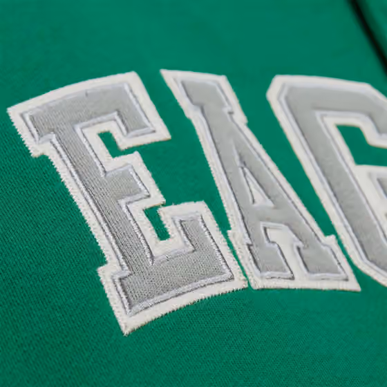 Philadelphia Eagles Courtside Fleece Full-Snap NFL Jacket view 3