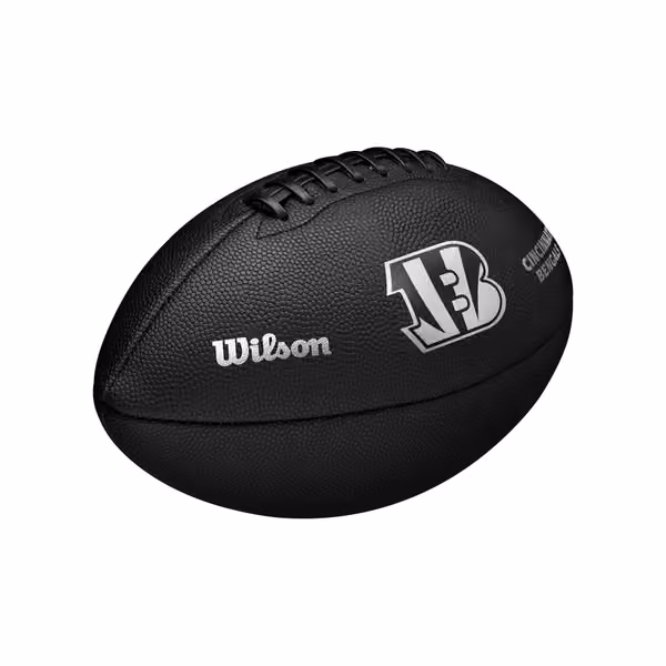Cincinnati Bengals Wilson Metallic Premiere Full Size NFL Football view 5