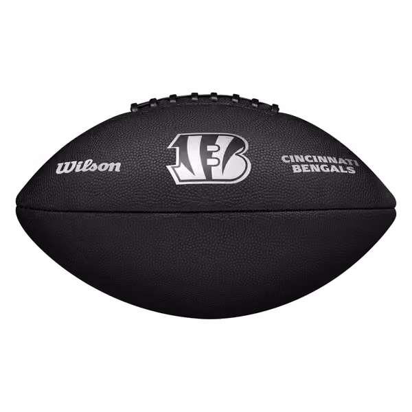 Cincinnati Bengals Wilson Metallic Premiere Full Size NFL Football view 6