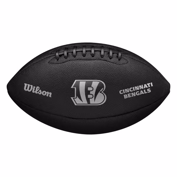 Cincinnati Bengals Wilson Metallic Premiere Full Size NFL Football view 1