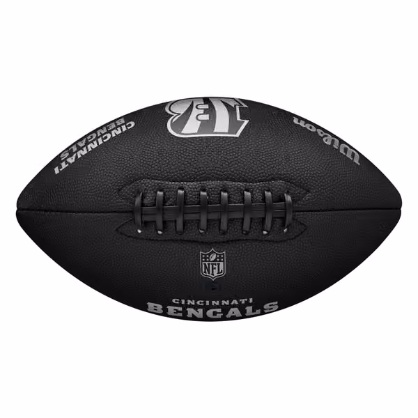 Cincinnati Bengals Wilson Metallic Premiere Full Size NFL Football view 3