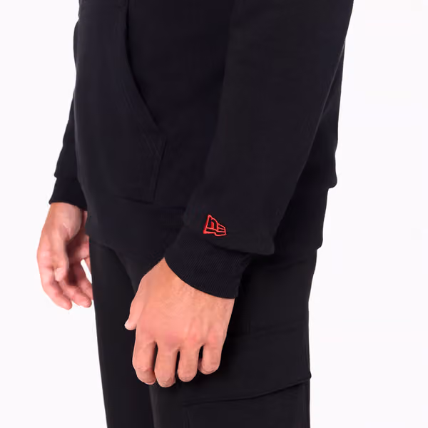 Tampa Bay Buccaneers Logo Hoodie NFL Sweatshirt Black view 4