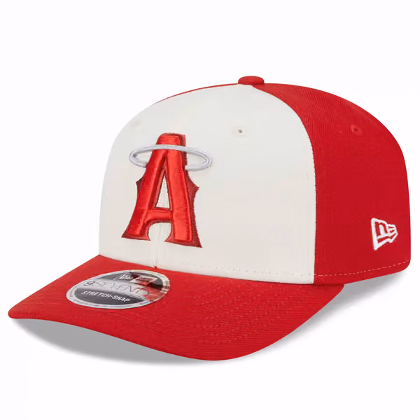 Los Angeles Angels MLB City Connect Stretch-Snap 9SEVENTY Cap Red product photo