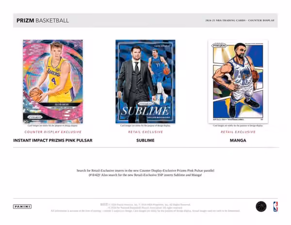 2024/25 Panini Prizm Basketball NBA Retail Box view 4