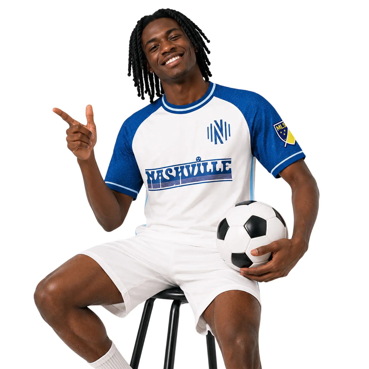 Nashville SC Personalized Jersey – Special White & Navy