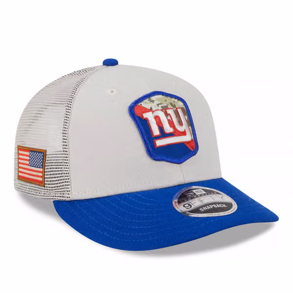 New York Giants 2023 NFL Salute to Service New Era Low Profile 9FIFTY Snapback Cap product photo