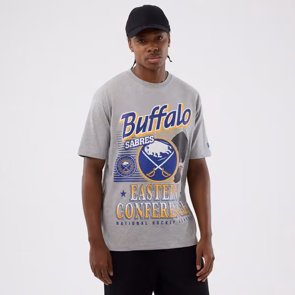 Buffalo Sabres Sport Classics Oversized NHL T-Shirt Gray view 1