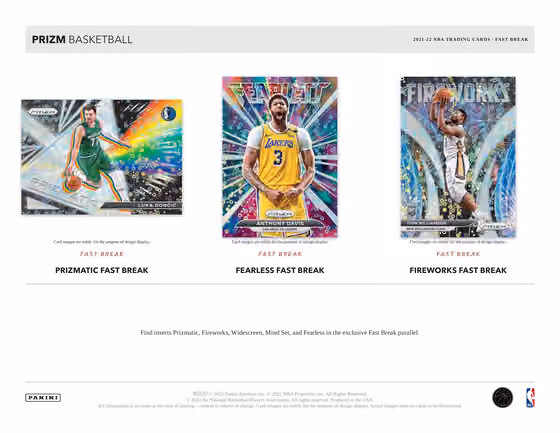 2021/22 Panini Prizm Fast Break NBA Basketball Pack view 4