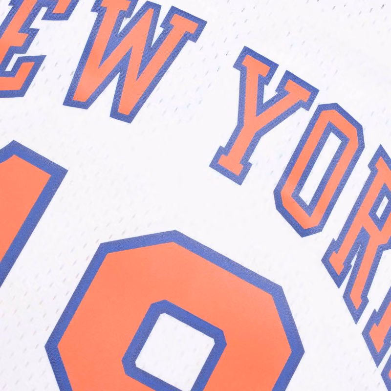 Willis Reed #19 New York Knicks 1969-70 Mitchell & Ness Swingman NBA Jersey White view 5