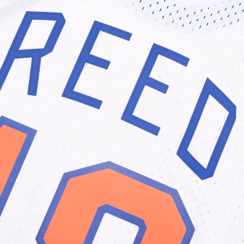 Willis Reed #19 New York Knicks 1969-70 Mitchell & Ness Swingman NBA Jersey White view 4