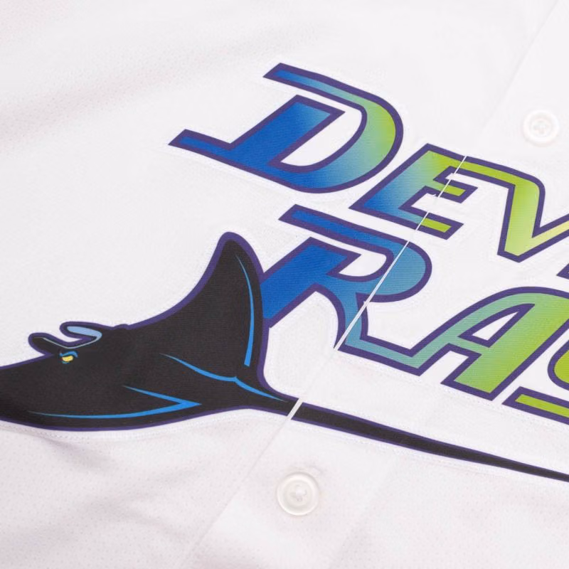 Tampa Bay Rays Alternate 2 Nike Limited MLB Jersey White view 3