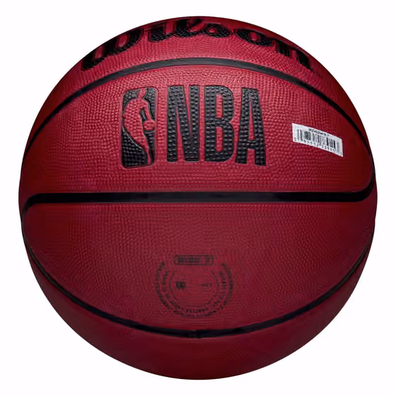 Miami Heat Solid Wilson NBA Basketball Red (Size 5) view 6