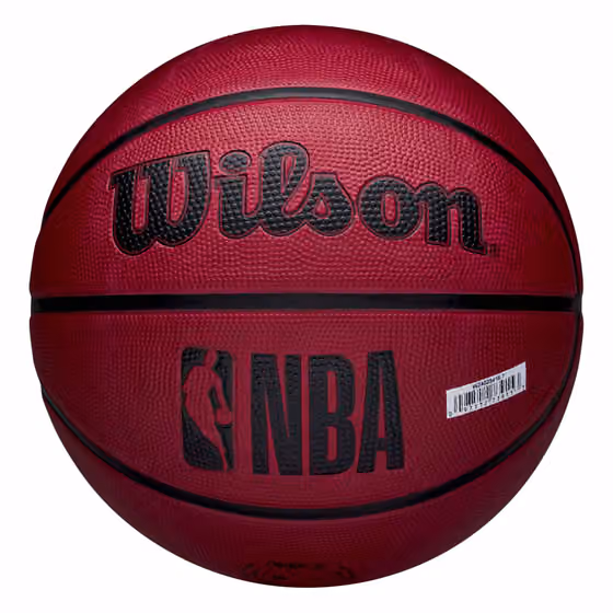 Miami Heat Solid Wilson NBA Basketball Red (Size 5) view 2
