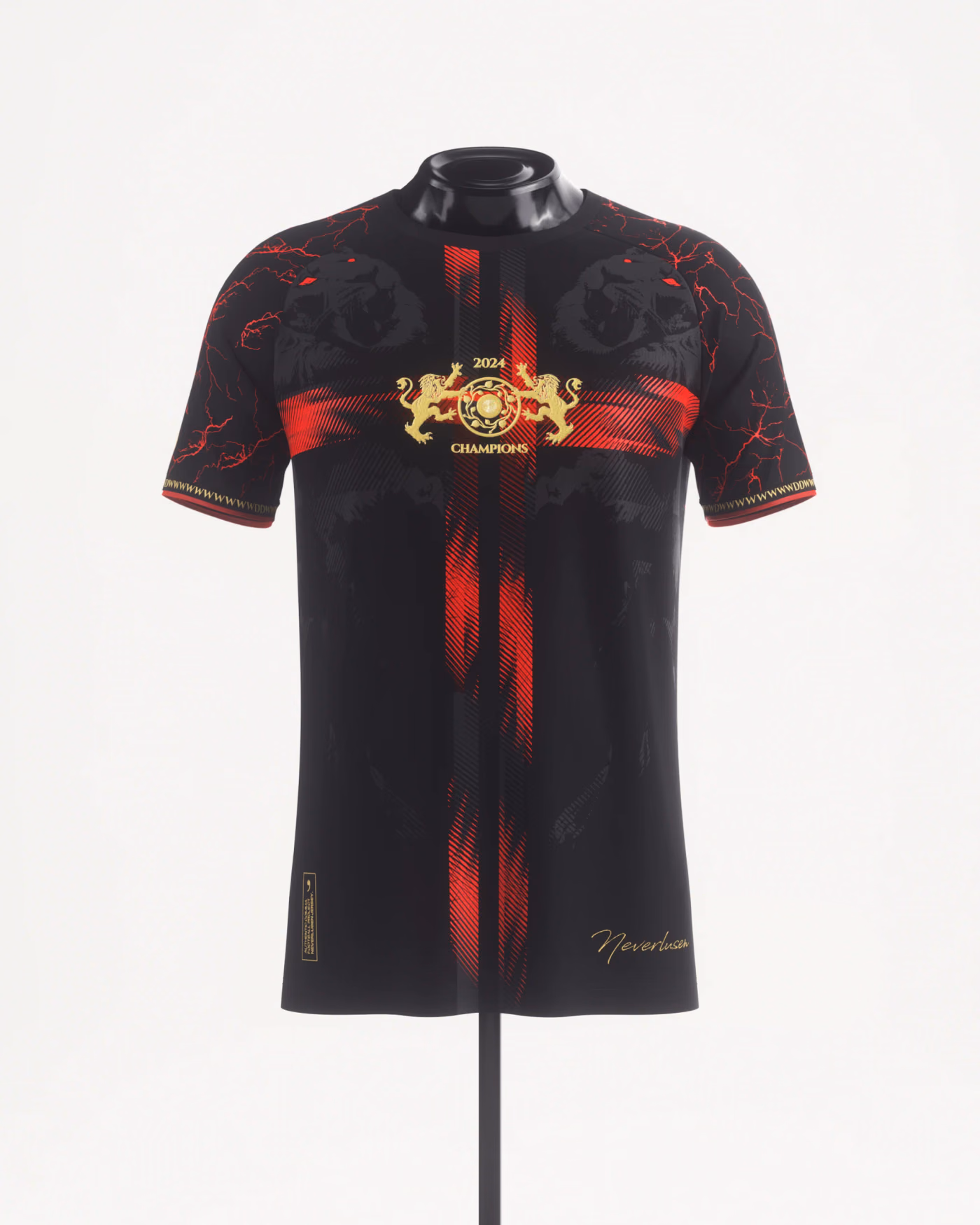 Jersevo Custom Personalized Neverlusen Jersey front view