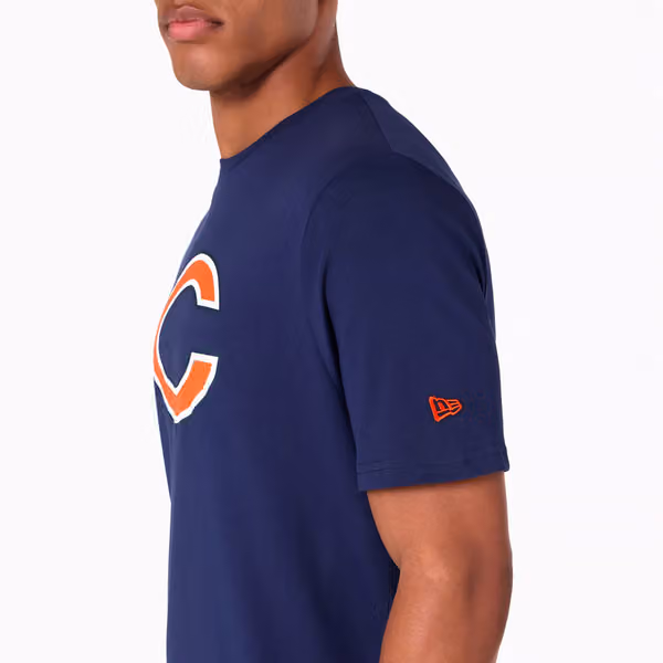 Chicago Bears Team Logo New Era NFL T-Shirt Navy view 4