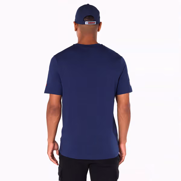 Chicago Bears Team Logo New Era NFL T-Shirt Navy view 2