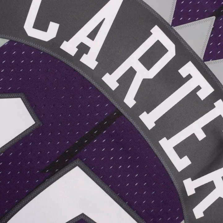 Vince Carter #15 Toronto Raptors 1998-99 Mitchell & Ness Swingman NBA Jersey Purple view 4