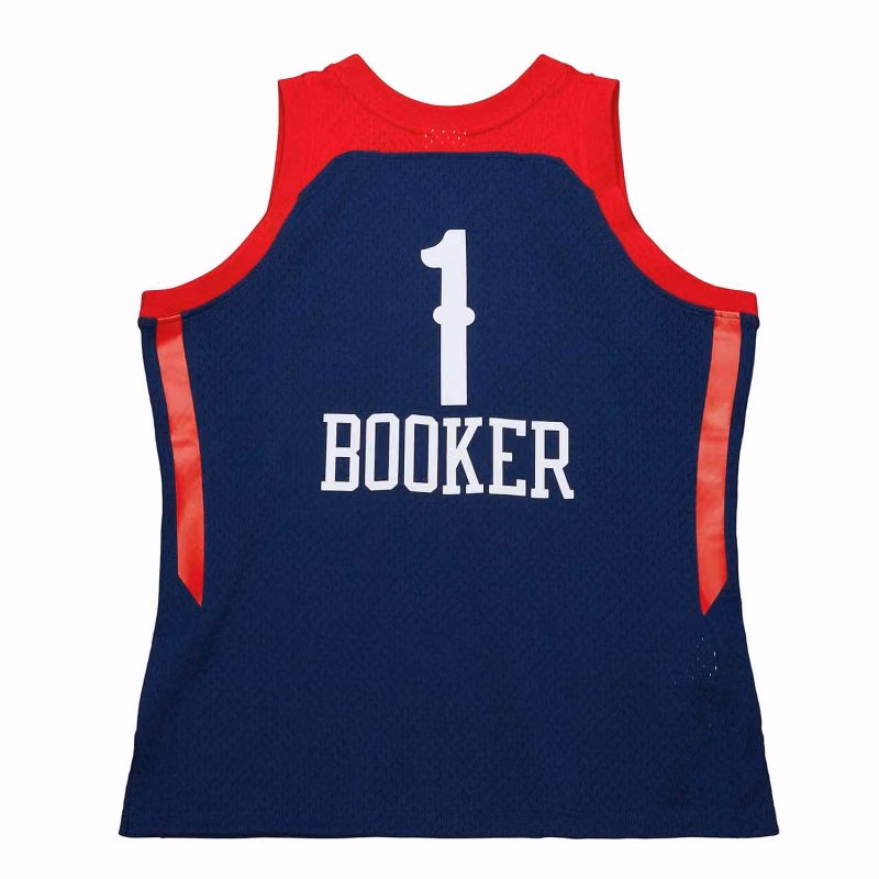 Devin Booker #1 All-Star Weekend 2017 Swingman NBA Jersey Blue view 2