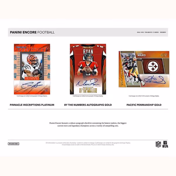 2024 Panini Encore Football NFL Hobby Box view 3
