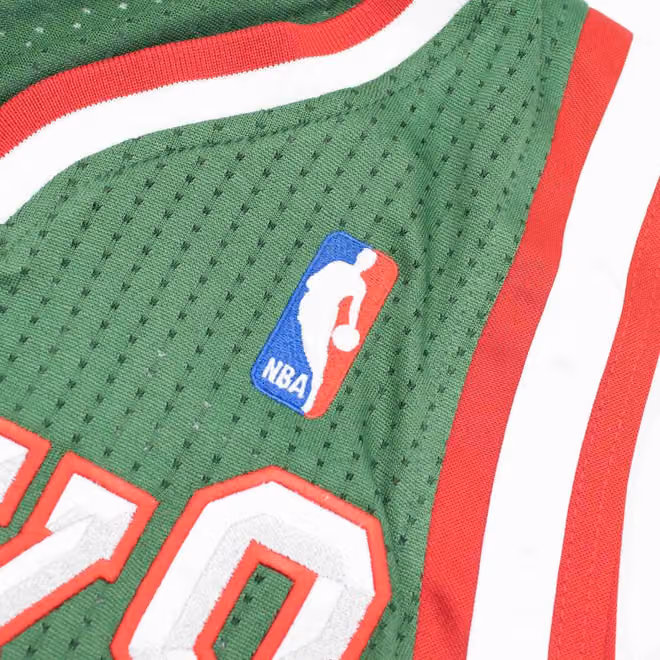 Giannis Antetokounmpo #34 Milwaukee Bucks 2013-14 Authentic NBA Trikot Green view 6
